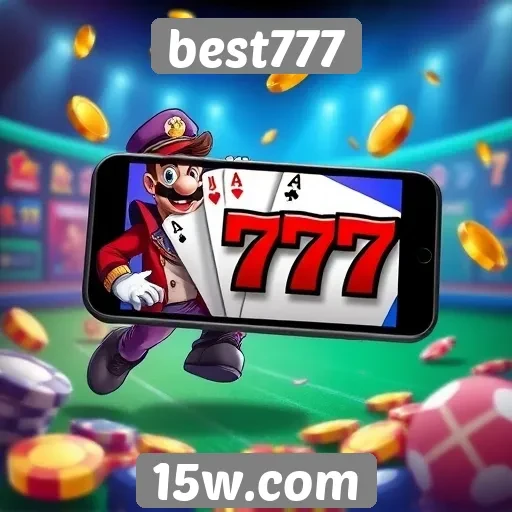 experiência de jogo móvel no site best777